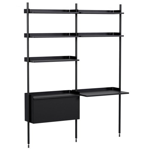 Pier System 12 kast Black/Black