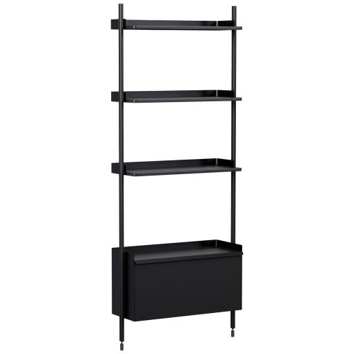 Pier System 131 kast Black/Black