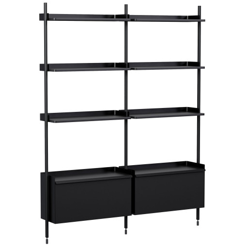 Pier System 132 kast Black/Black