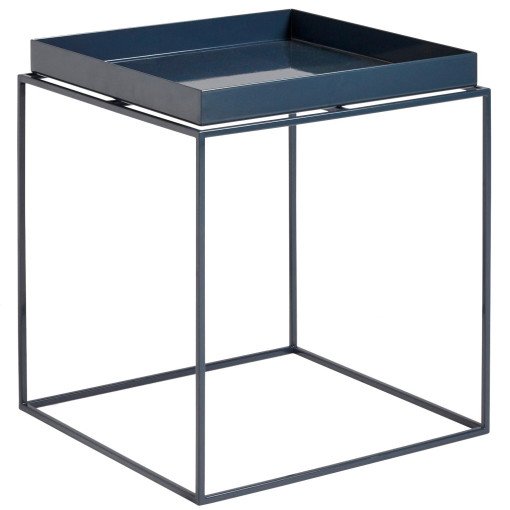 Tray salontafel medium 40x40 donkerblauw