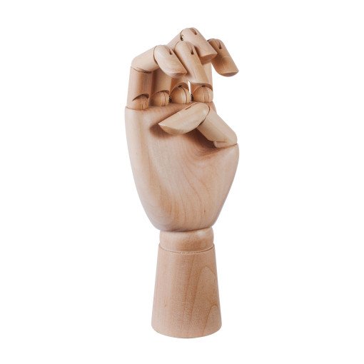 Wooden houten Hand collectors item medium