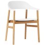 Herit Armchair Oak stoel wit