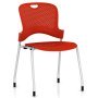 Caper stapelbare stoel rood