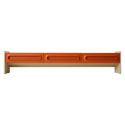 Space Low Board tv-kast Orange/Cream