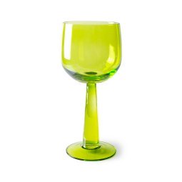 The Emeralds wijnglas tall set van 4 lime groen