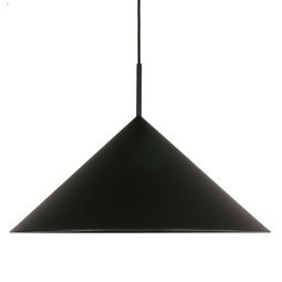 Metal Triangle hanglamp Ø60 mat large zwart