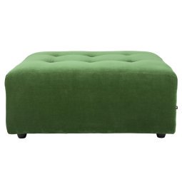 Vint hocker royal velvet, green