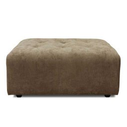 Vint hocker,corduroy rib, bruin