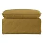 Nomad hocker Linen, Burnt Ochre