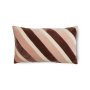 Striped Velvet kussen 60x35 Rose