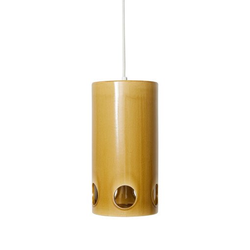 Ceramic hanglamp mustard