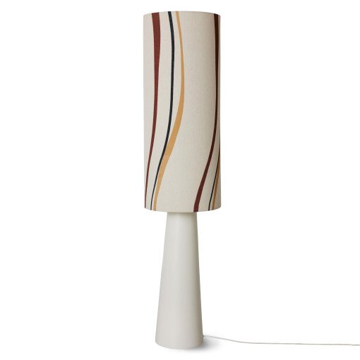 Cone vloerlamp XL cream swirl