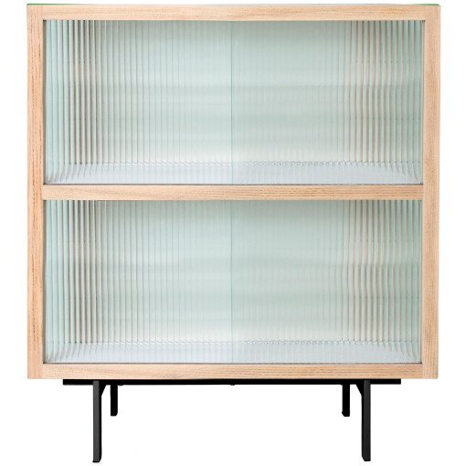 Cupboard Ribbed Glass dressoir natural