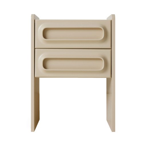 Space nightstand nachtkastje cream