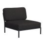 Level lounge fauteuil natte Sooty Grey