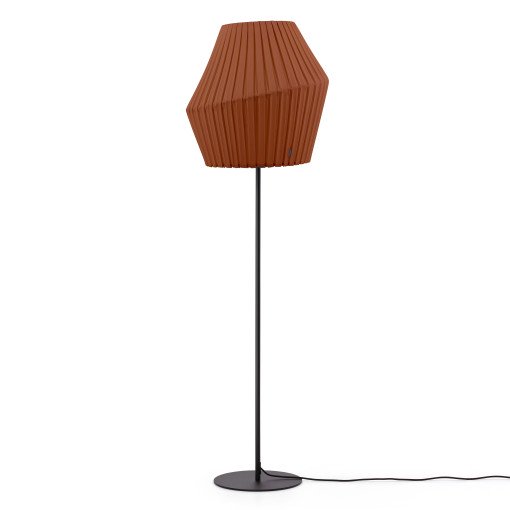 Pleat 50 vloerlamp Cinnamon Brown