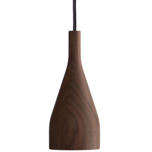 Timber hanglamp medium Ø10 walnoot