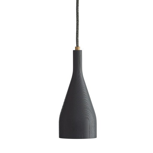 Timber hanglamp small  Ø6.8 zwart essen