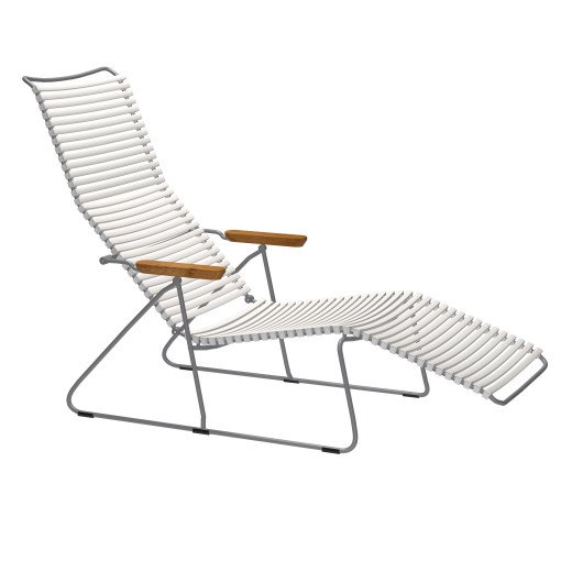 Click Sunlounger ligstoel Muted White