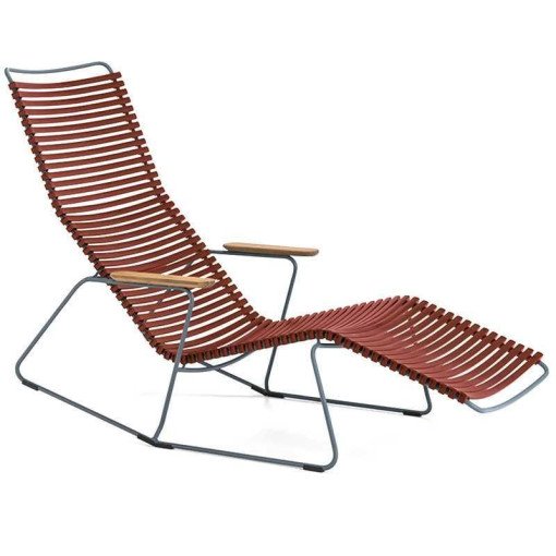 Click Sunrocker ligstoel paprika