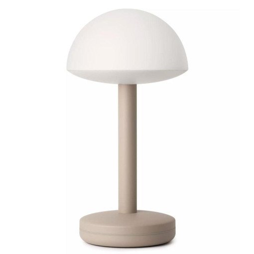 Bug tafellamp oplaadbaar Beige/Frosted