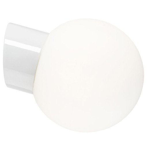 Classic Globe wandlamp LED Ø18 opaal wit