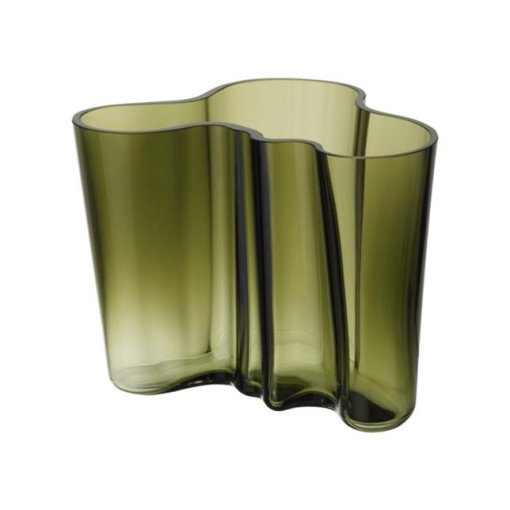 Alvar Aalto vaas 16cm mosgroen