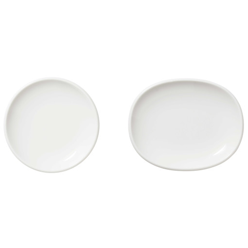 Raami serveerschalen set van 2 wit
