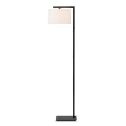 Boston vloerlamp met kap medium wit 