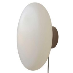 Sapporo wandlamp large Ø34 zand/wit