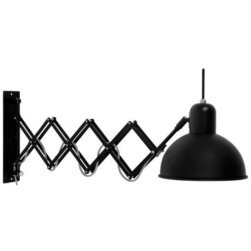 Aberdeen wandlamp zwart