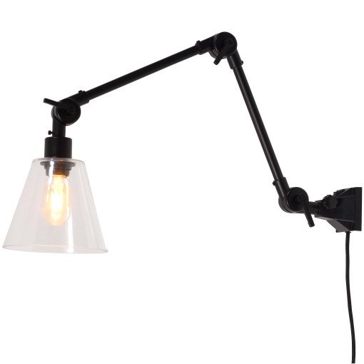 Amsterdam wandlamp glas W2