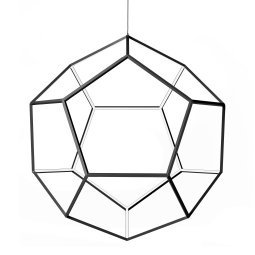 Dodeca hanglamp LED 100 zwart