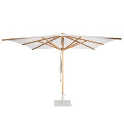 Moorea parasol 300x300 teak naturel