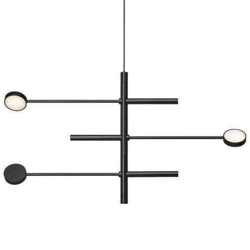 Kingpin 3 hanglamp LED Black