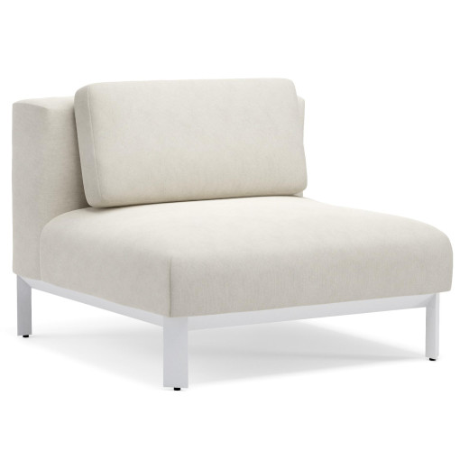 Mauro Lounge fauteuil white vanilla