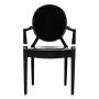 Louis Ghost chair stoel zwart