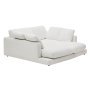 Gala 3-zits bank met dubbele chaise longue wit