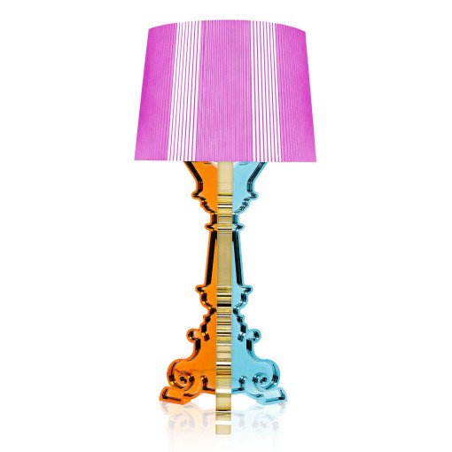 Bourgie tafellamp multicolour fuchsia