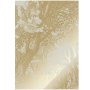 Engraved Landscapes 1 gold metallic behang 4 banen
