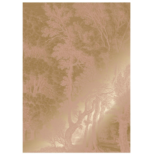 Engraved Landscapes 10 gold metallic behang 4 banen