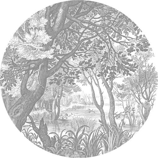 Engraved Landscapes behangcirkel 190 III