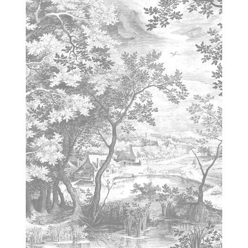 Engraved Landscapes behangpaneel 142x180 IV