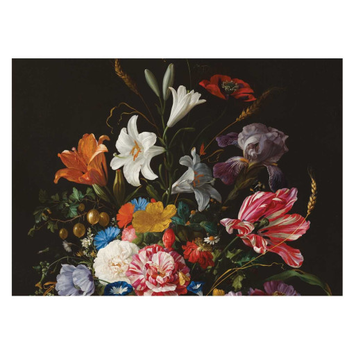 Golden Age Flowers V behang (8 banen)