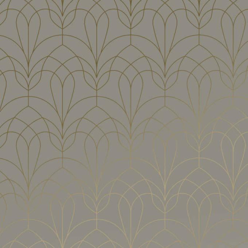 Golden Lines behang IV taupe/gold MW-085 