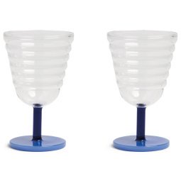 Mingle glazen set van 2 blauw