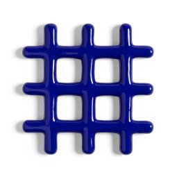 Trivet onderzetter 19x19 blauw