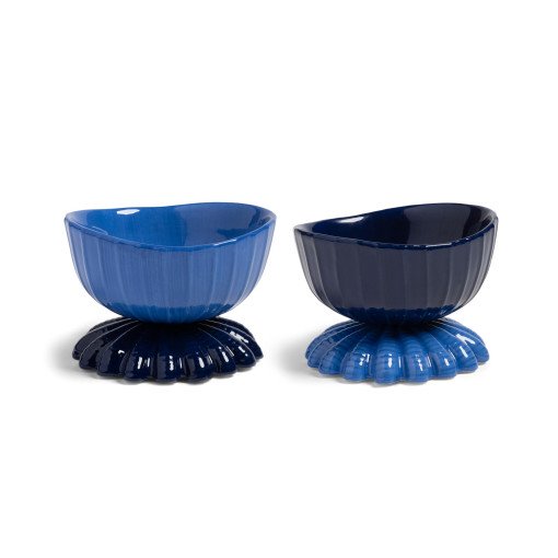 Clam kom Ø11 set van 2 blauw