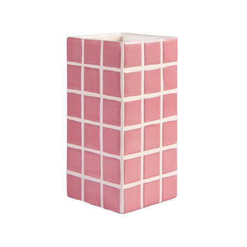 Tile vaas roze