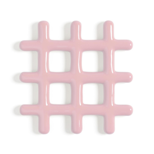 Trivet onderzetter 19x19 roze